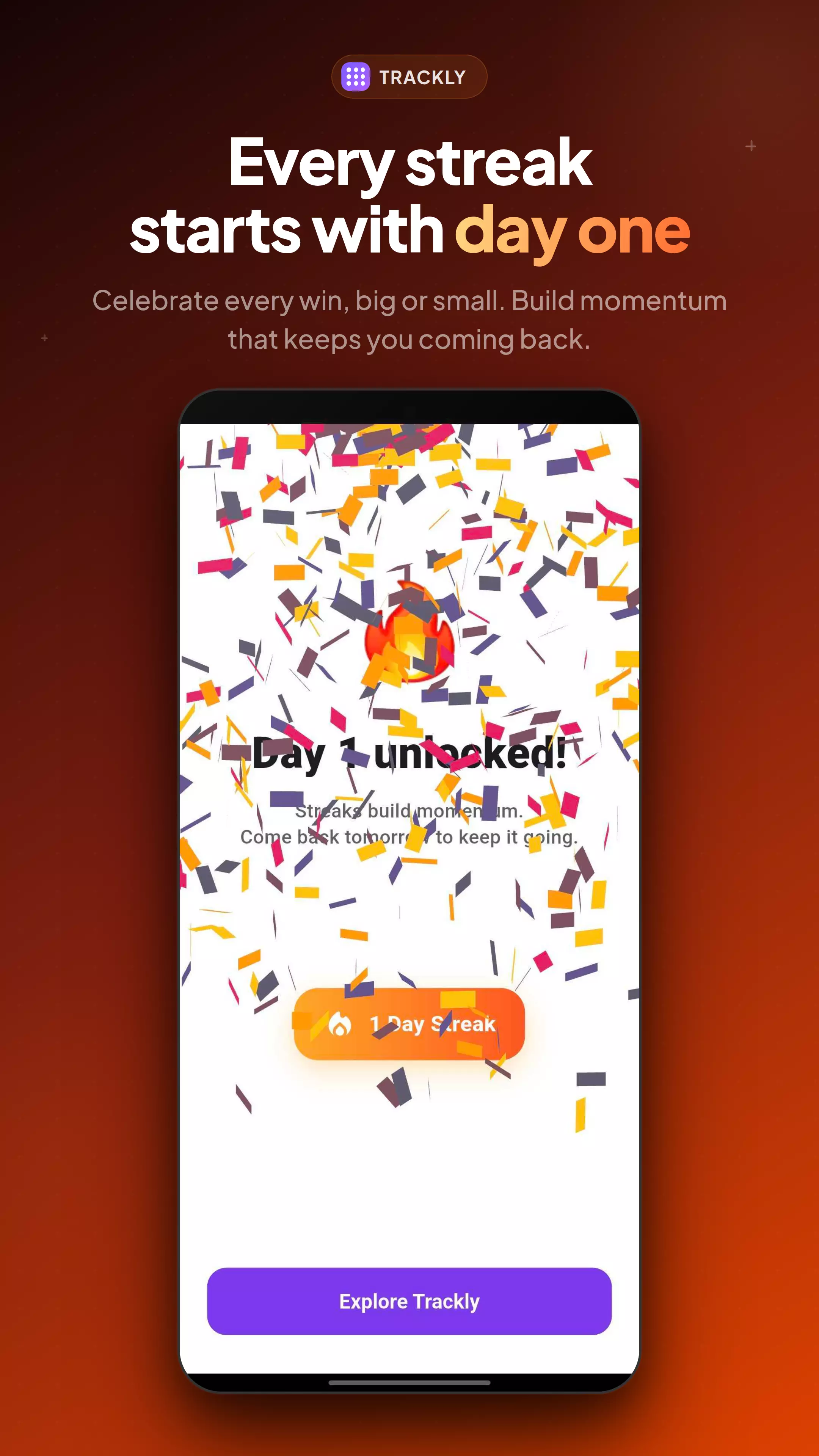 Daily reminder screen